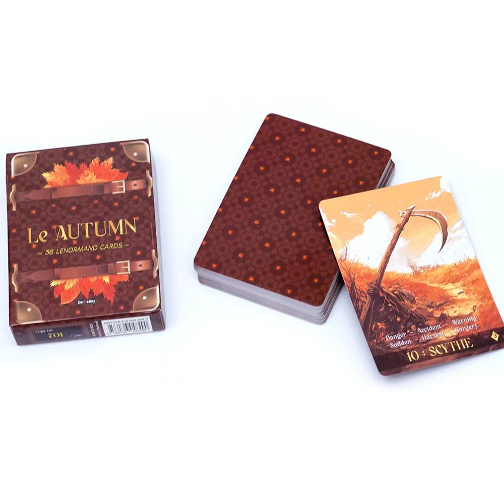 Lenormand Tarot Deck Le Autumn - Tarot Deck With Guidebook ulasan dan harga