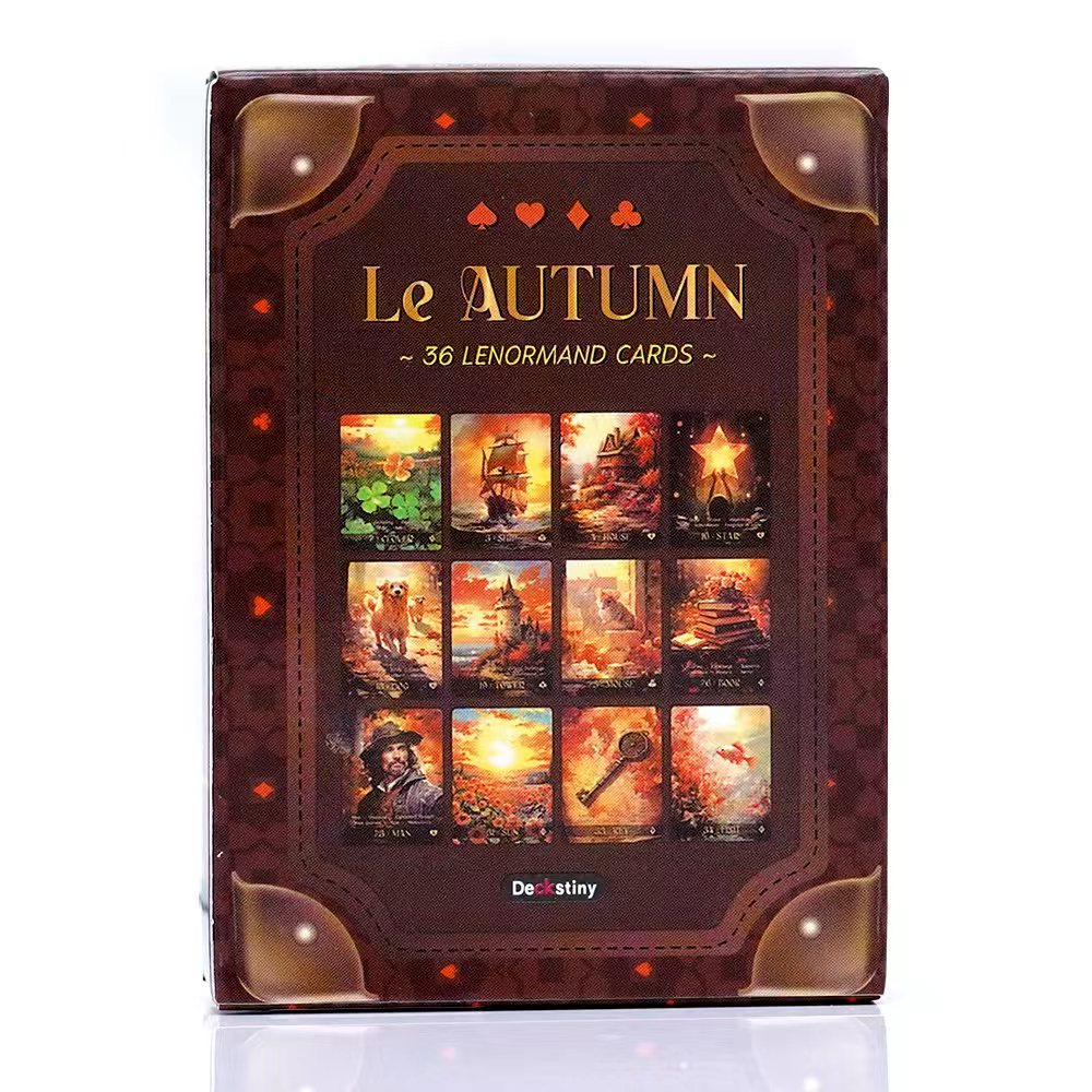 Lenormand Tarot Deck Le Autumn - Tarot Deck With Guidebook ulasan dan harga