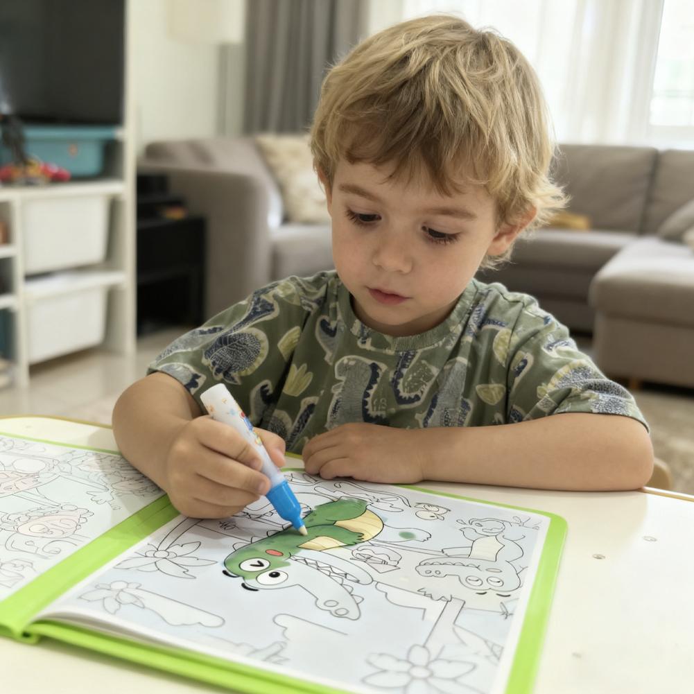 Magic Water Drawing Book DIY D - Reusable Water Magic Coloring Book ulasan dan harga