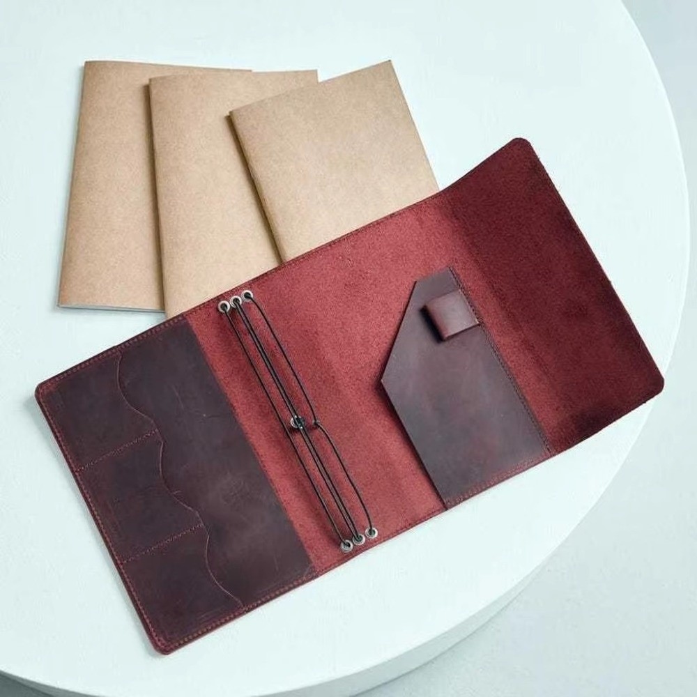 Vintage A5 Notebook Organizer  - Vintage Leather Journal Notebook ulasan dan harga