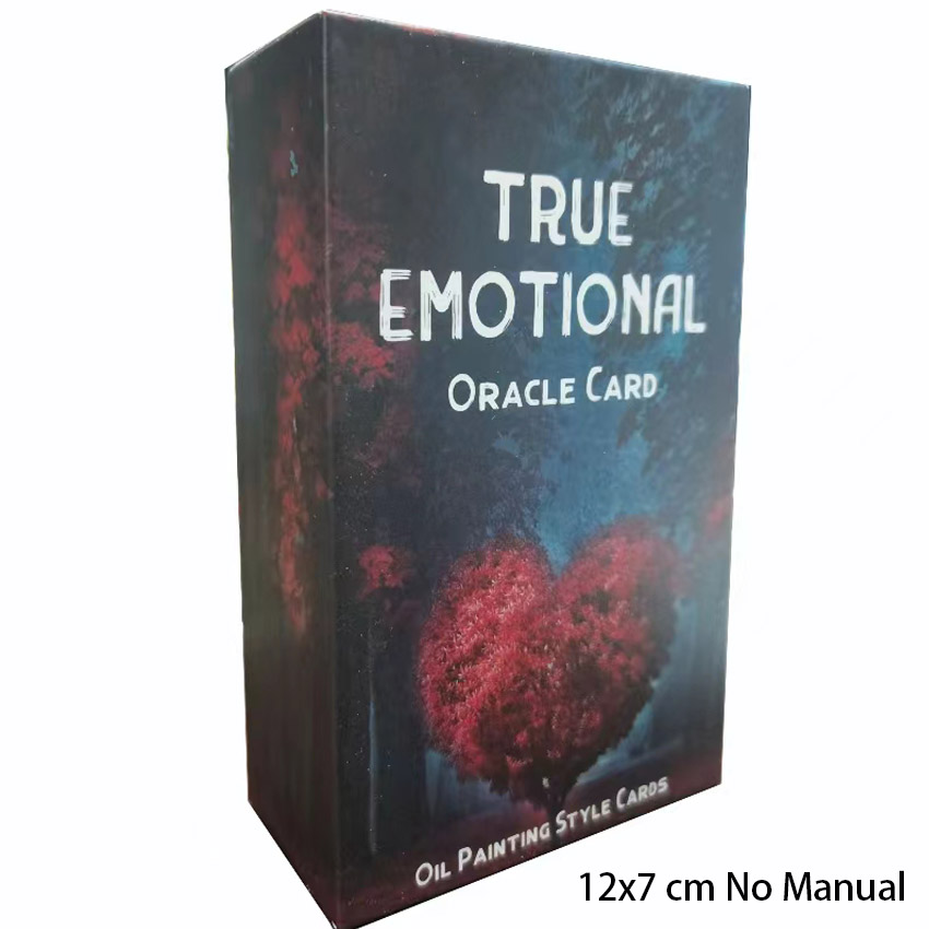 12x7 cm True Emotional Oracle  - Tarot Deck With Guidebook ulasan dan harga