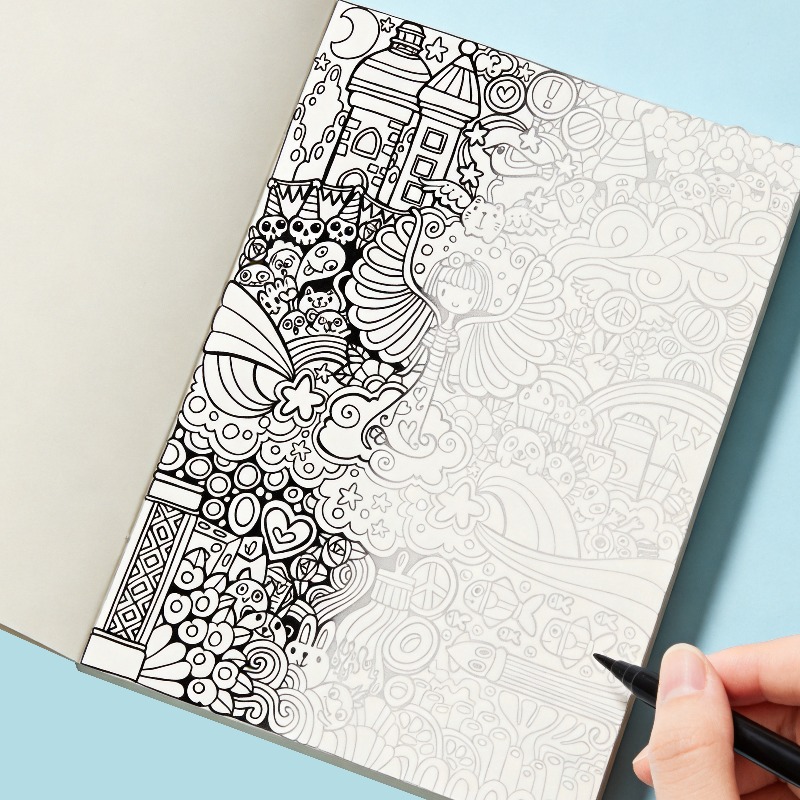 One Adult Stress Relief Hand D - Adult Coloring Book Stress Relief ulasan dan harga