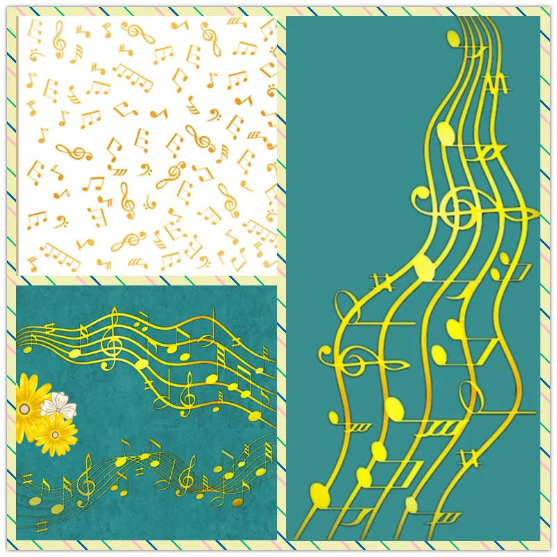 Notes Music Background Hot Foi - Blank Sheet Music Notebook ulasan dan harga