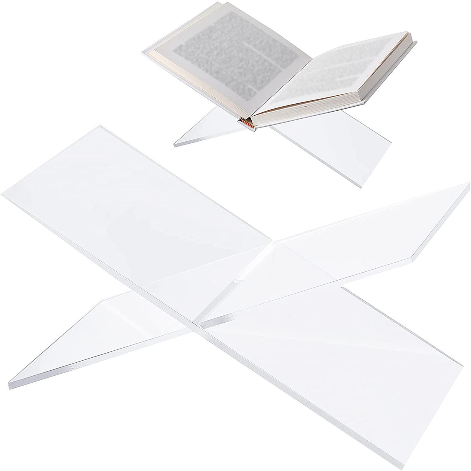 Sturdy Acrylic Bookstand Rack  - Clear Acrylic Book Stand Holder ulasan dan harga
