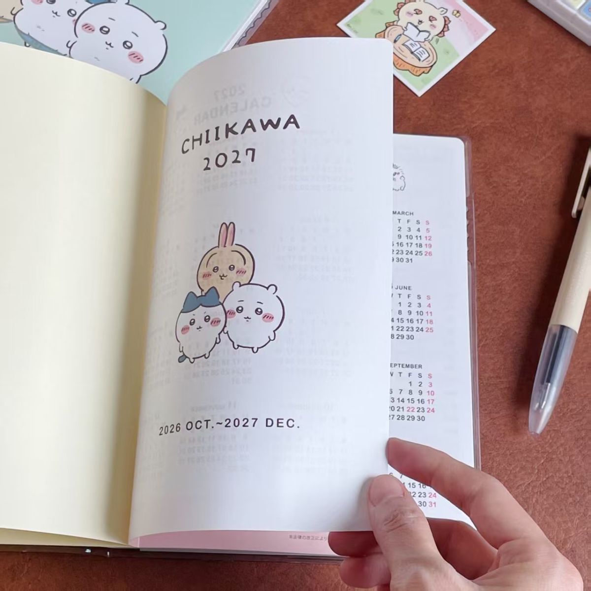 New Chiikawa 2027 Agenda Plan  - Stationery Books ulasan dan harga